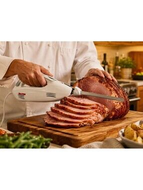 Toastmaster Electric Carving Knife Model 6110 with Original Box & Blades Vtg